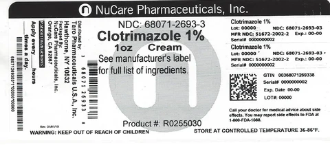 Clotrimazole 포장
