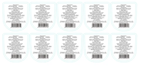 Hand Sanitizer packaging