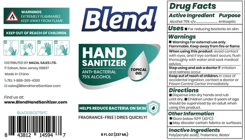 Blend Hand Sanitizer 포장