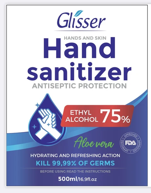 Hand Sanitizer packaging