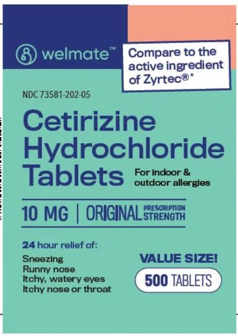 CETIRIZINE HYDROCHLORIDE 10 MG 포장