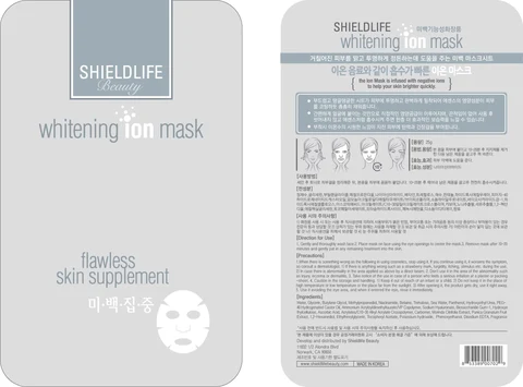 Shieldlife Whitening Ion Mask 포장
