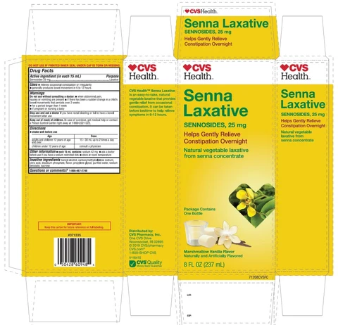 CVS Senna Laxative 포장