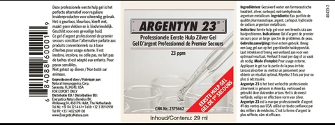 Argentyn 23Professionele Eer Professionele Eerste Hulp Zilver Gel 포장