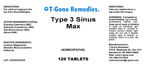 Type 3 Sinus Max 포장