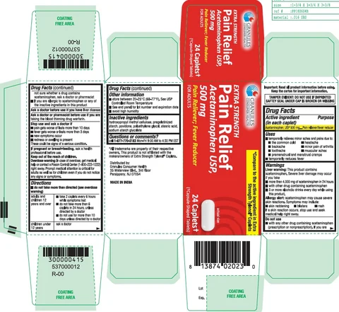 Acetaminophen packaging