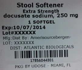 STOOL SOFTENER EXTRA STRENGTH 포장