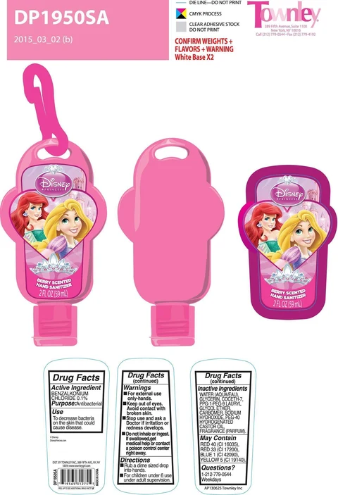 Berry Scented Hand SanitizerPrincesses 포장