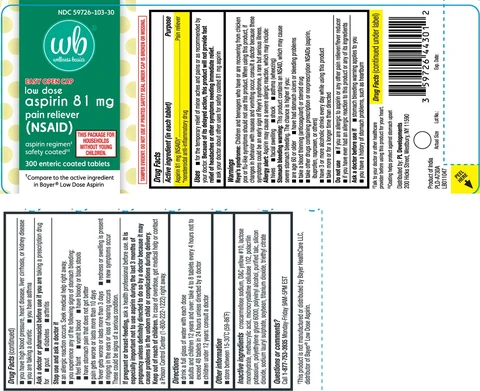 Aspirin 포장