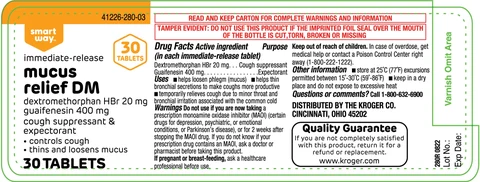 MUCUS RELIEF DM packaging