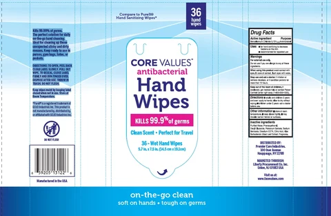 Hand Wipes packaging