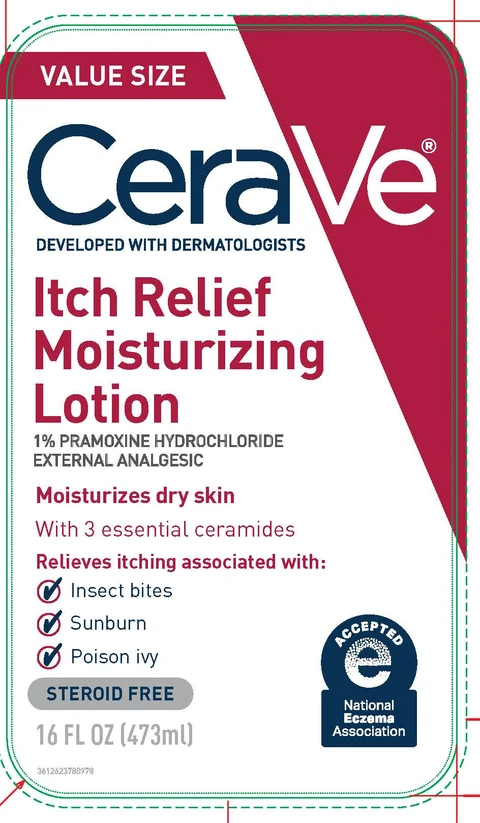 CeraVe Developed with Dermatologists Itch Relief Moisturizing 포장