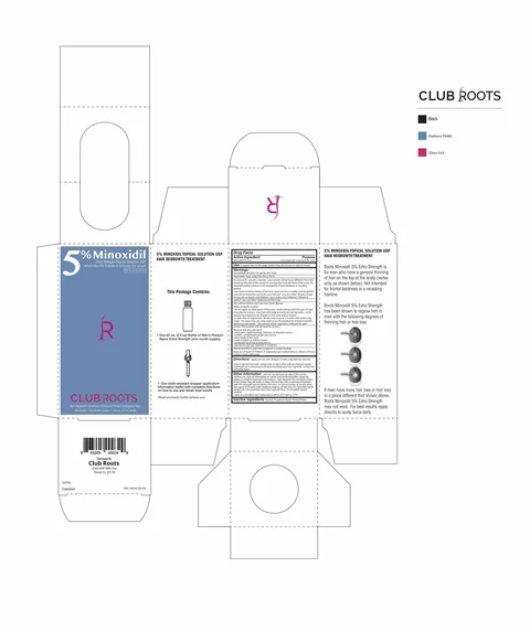 Club Roots - Topical Solution Hair Regrowth Treatment 포장