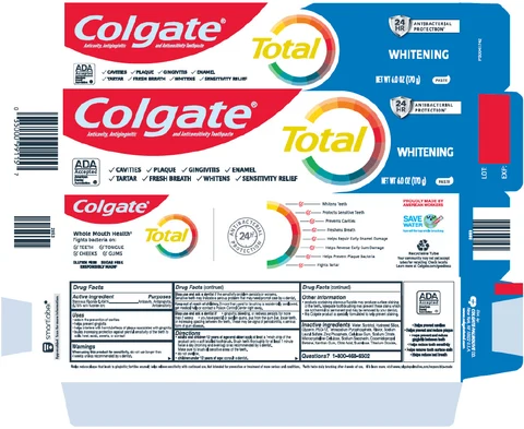 Colgate Total SF Whitening 포장