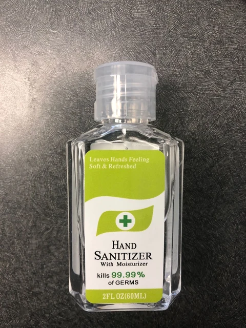 Hand Sanitizer packaging