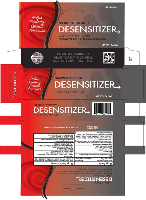 Climax Control Benzocaine 포장
