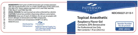 Topical Anesthetic Raspberry packaging