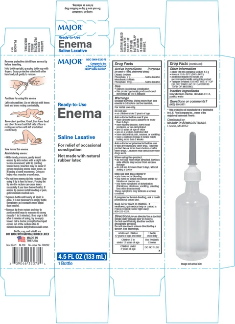 Saline Laxative 포장