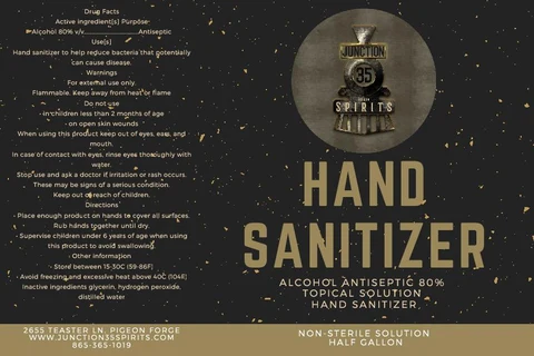 Hand Sanitizer packaging