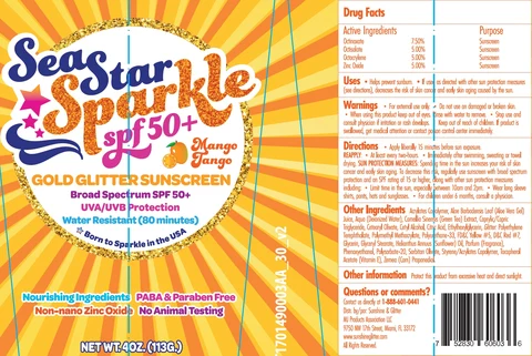 Sea Star Sparkle SPF-50 MANGO-TANGO 포장
