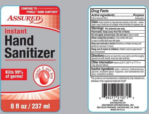 Hand Sanitizer Clear packaging