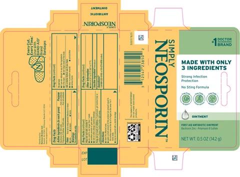 Simply NeosporinFirst Aid Antibiotic 포장