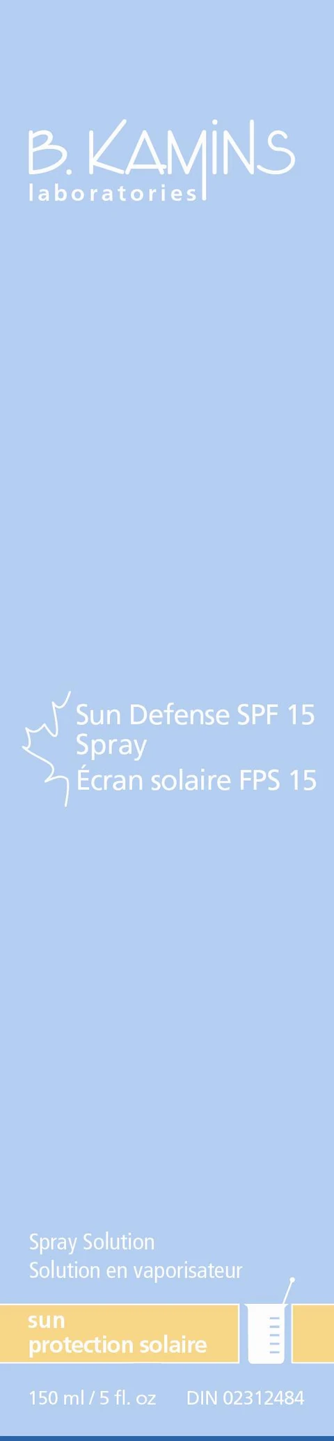 SUN DEFENSE SPF 15 포장