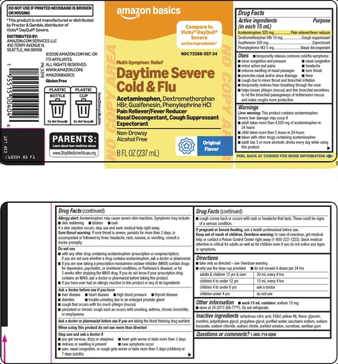 daytime severe cold and flu packaging
