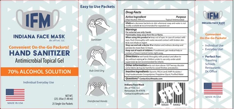 IFM Hand Sanitizer 포장