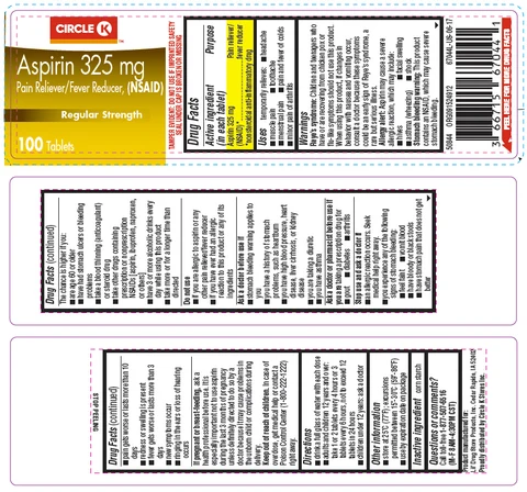 Circle K Aspirin 325 packaging