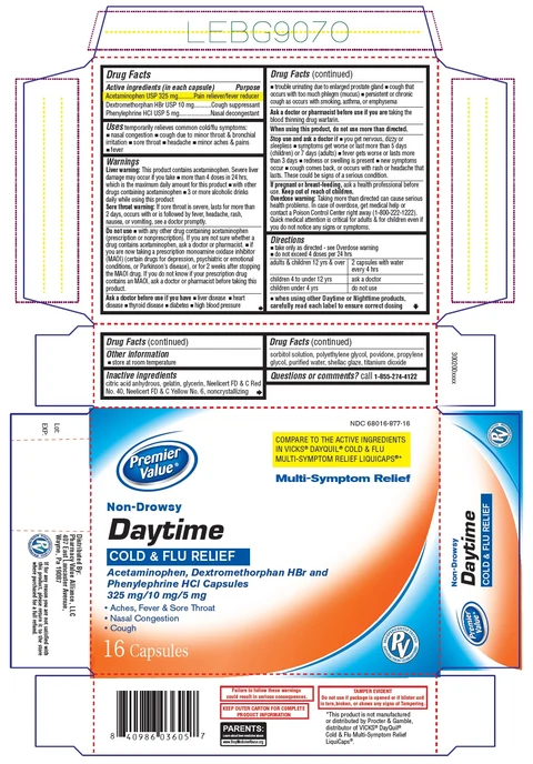 DAYTIME COLD AND FLU MULTI-SYMPTOM RELIEF 포장