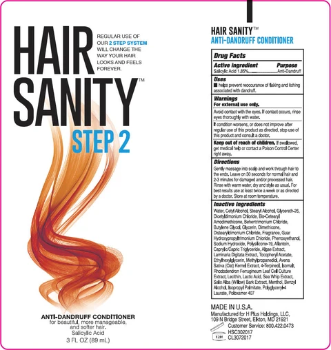 HairSanity Step 2 packaging