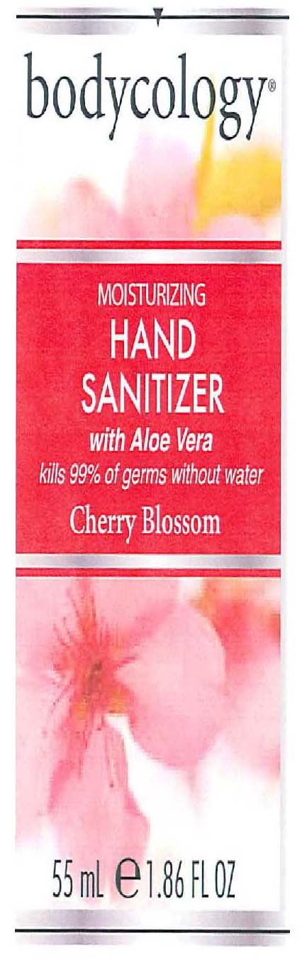 Bodycology Moisturizing Hand Sanitizer Cherry Blossom 포장