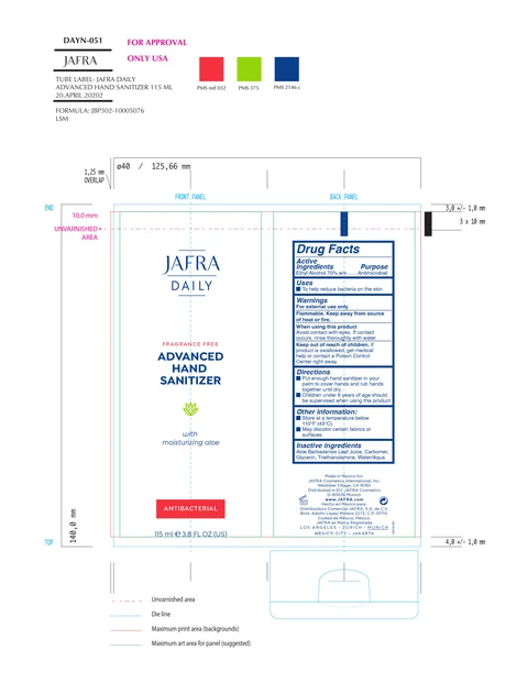 Daily Advanced Hand Sanitizer 포장