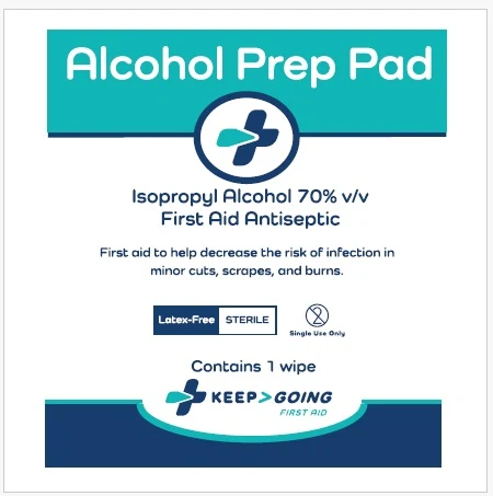 KeepGoing Alcohol Prep Pad 포장