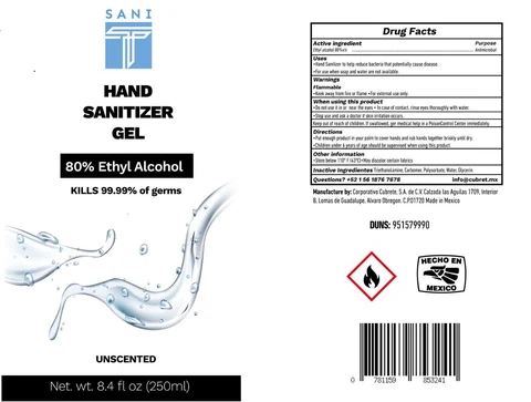 Sani T Hand Sanitizer 포장