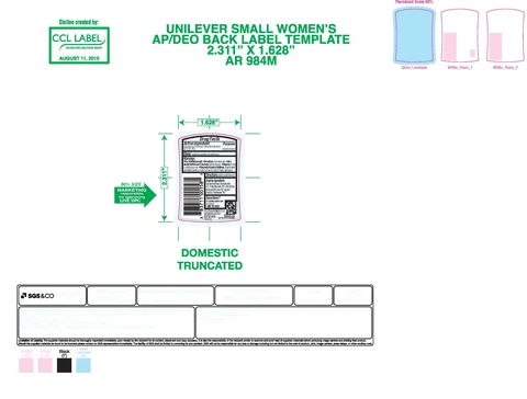 packaging back label