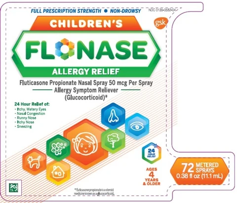 CHILDRENS FLONASEALLERGY RELIEF 포장