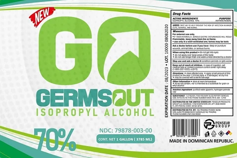 ISOPROPYL ALCOHOL packaging