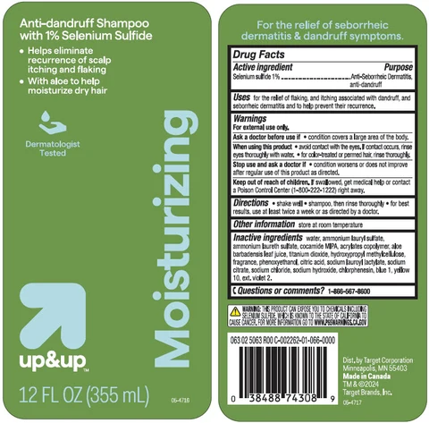 up and up Moisturizing Anti-dandruffAnti-dandruff, anti-seborrheic dermatitis, anti-psoriasis 포장