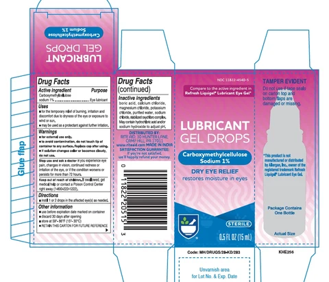 Lubricant EyeRite Aid packaging
