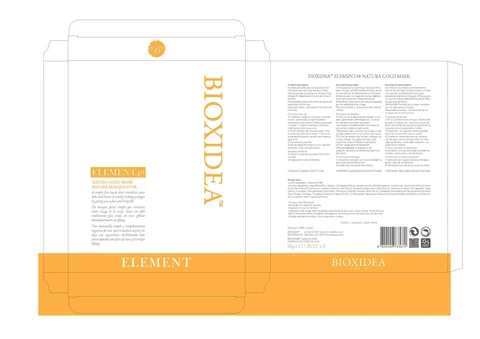 BIOXIDEA ELEMENT 48 NATURA GOLD MASK 포장