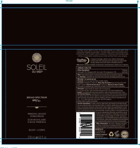 Soleil Broad Spectrum SPF-30 포장