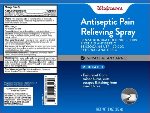 Antiseptic Pain Relieving 포장