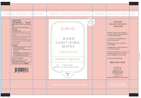 BONBLISSITY HAND SANITIZING WIPES 포장