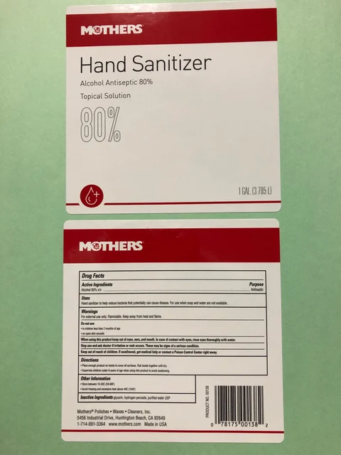 Hand Sanitizer packaging