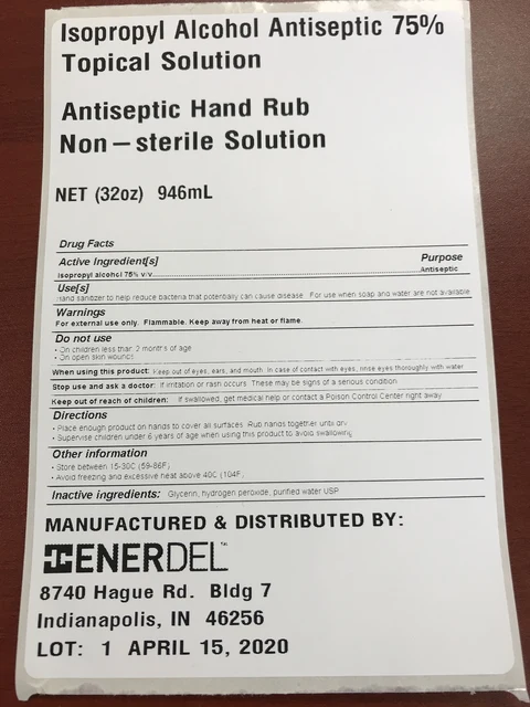 Hand Sanitizer packaging