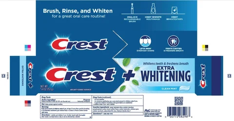 Crest PlusExtra Whitening 포장