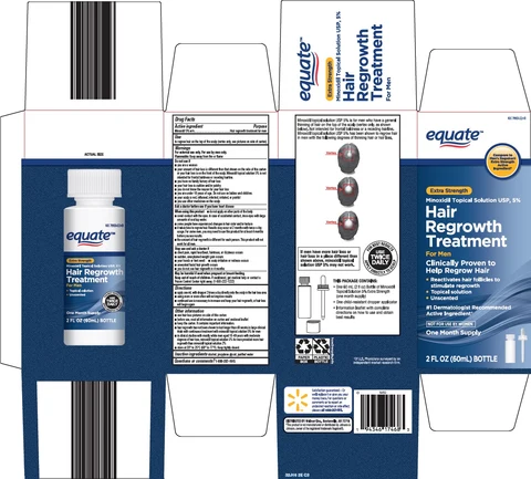 equate hair regrowth treatment packaging