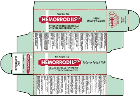 Hemorrodil Unguento Plus 포장
